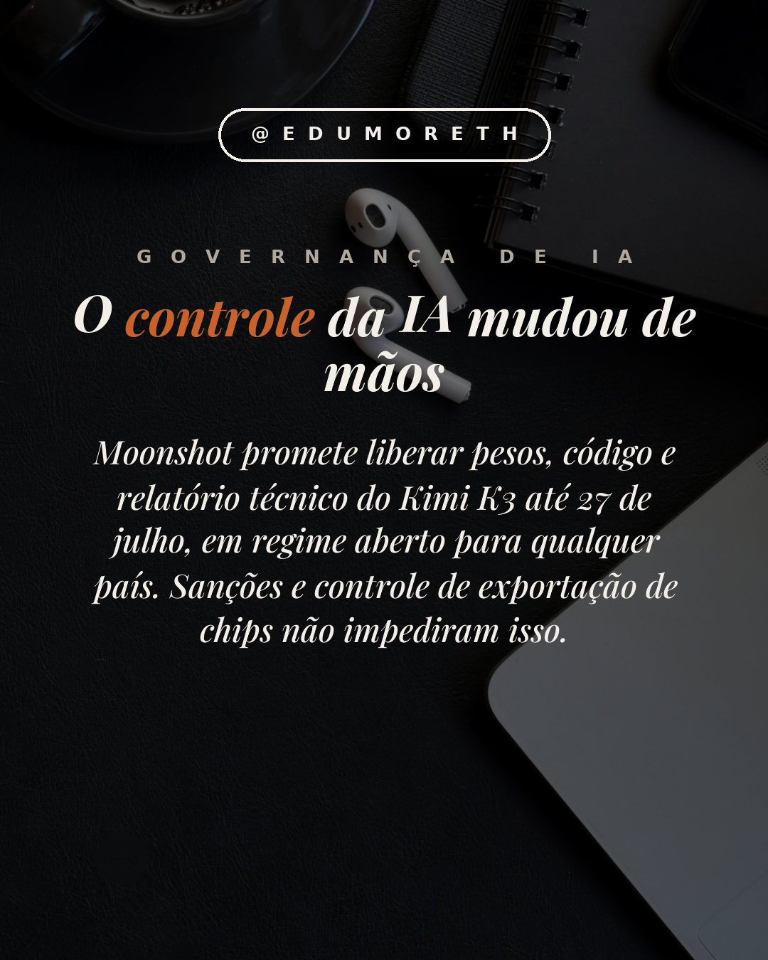 O controle da IA mudou de mãos