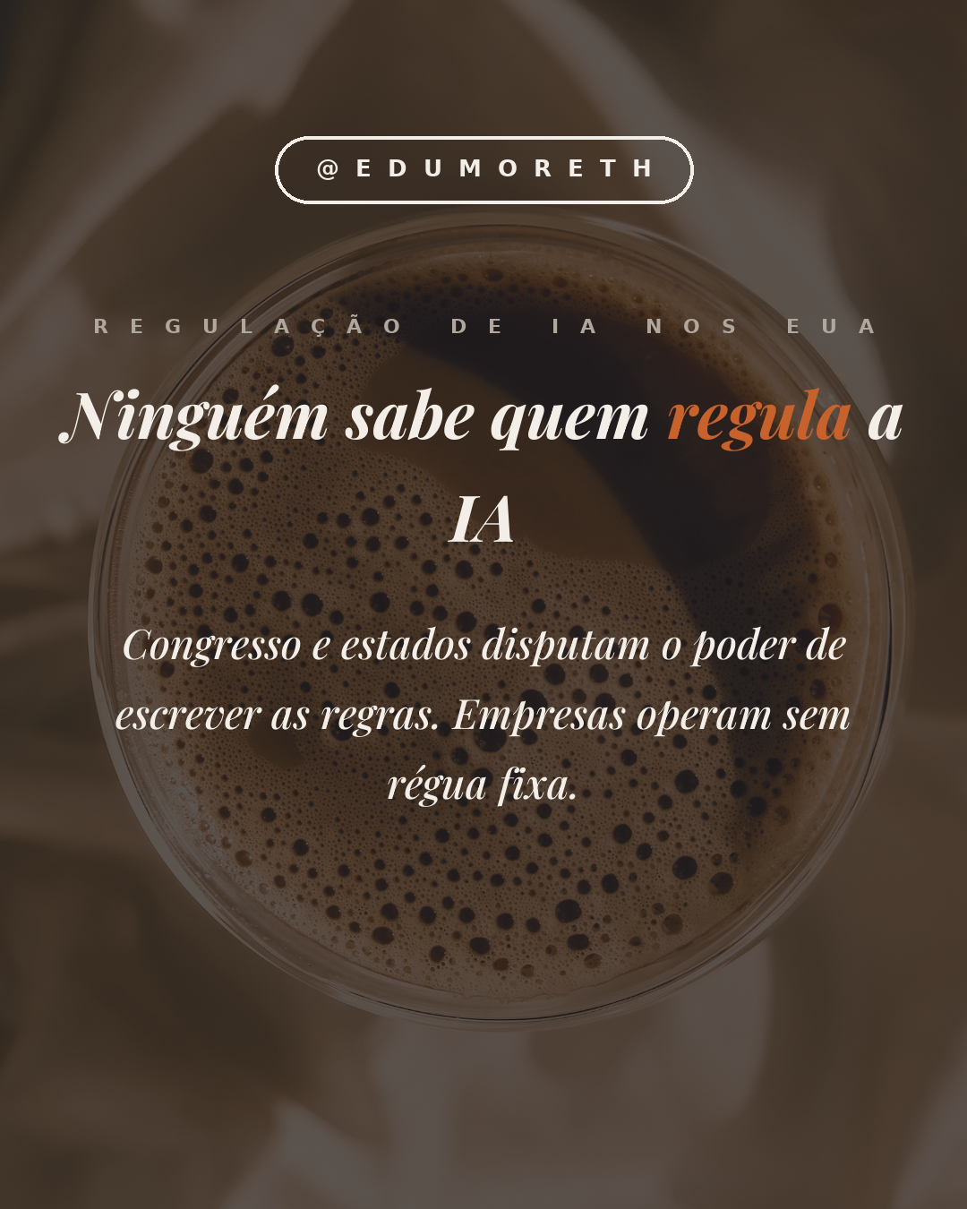 Ninguém sabe quem regula a IA